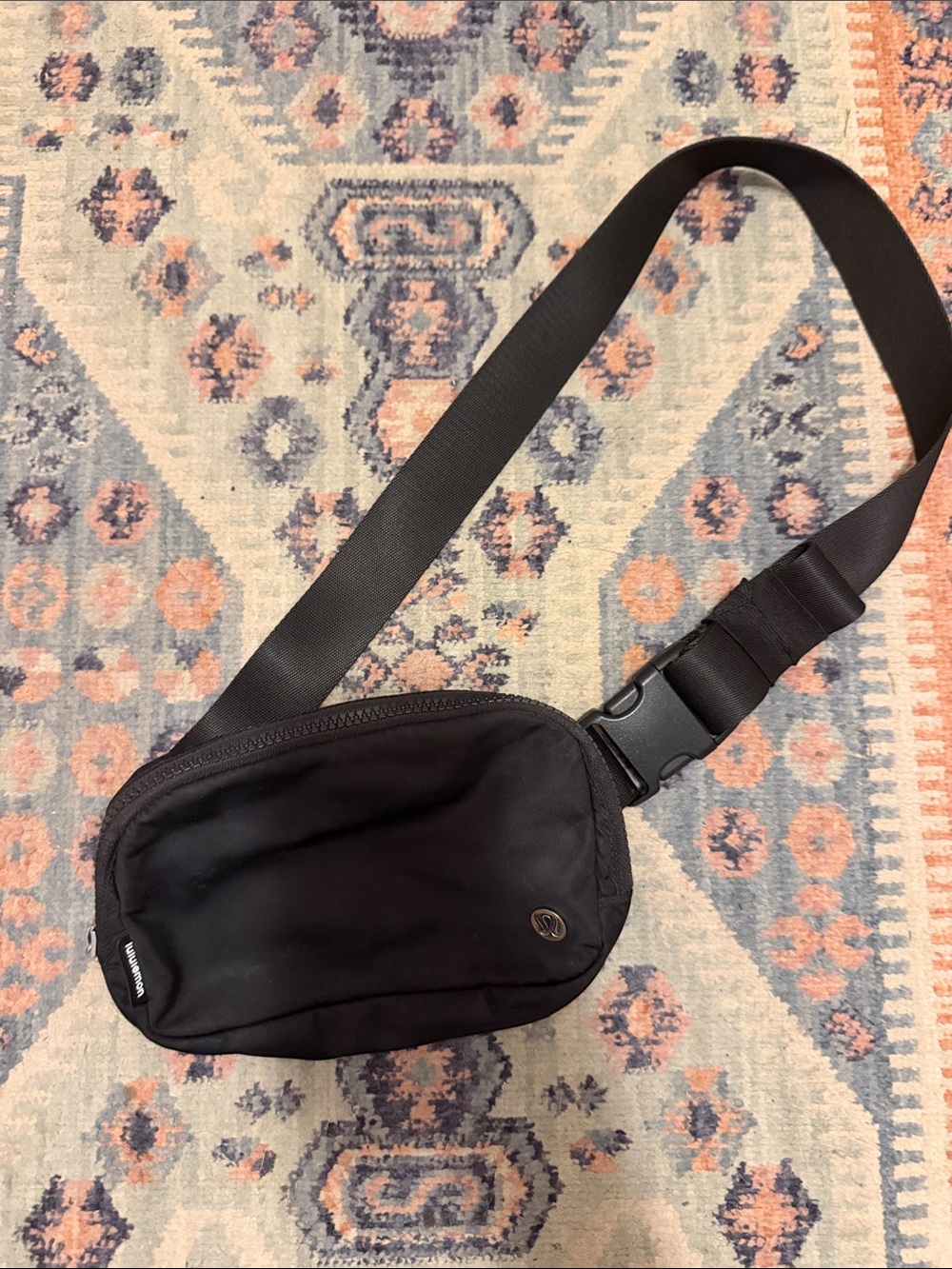 Black Lululemon Crossbody Sling Bag - Minimal Everyday Carry
